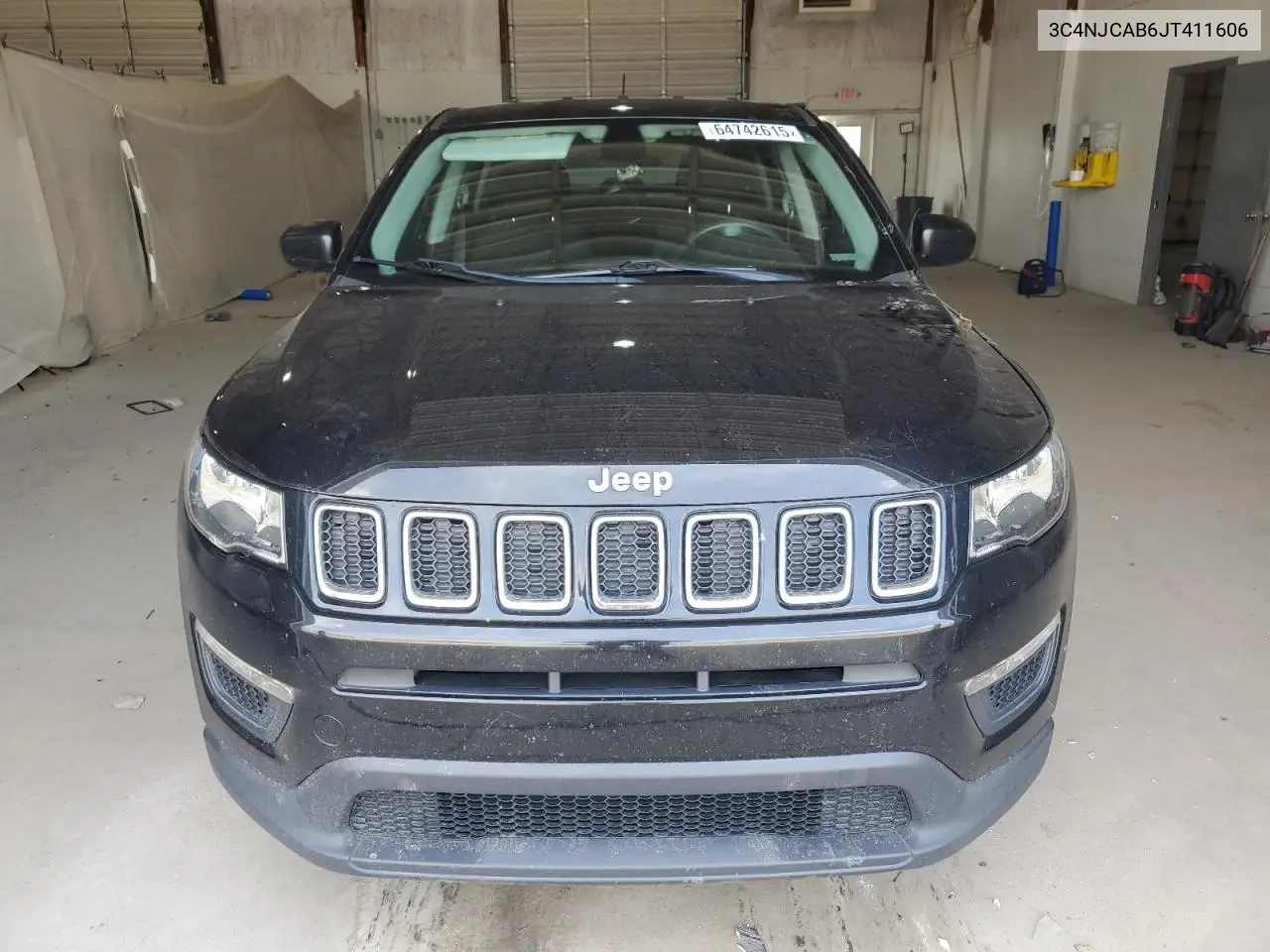 2018 Jeep Compass Sport VIN: 3C4NJCAB6JT411606 Lot: 64742615