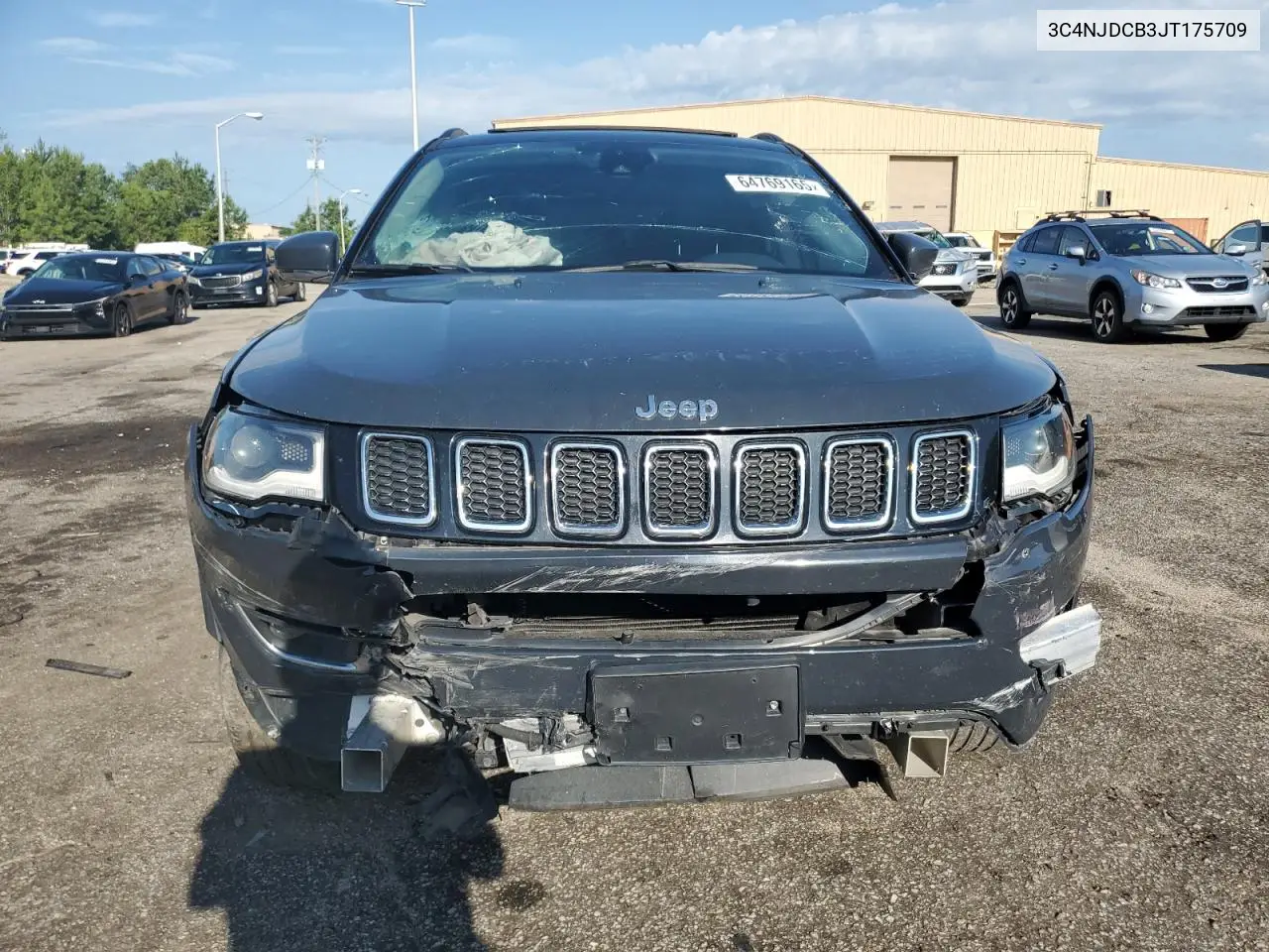 2018 Jeep Compass Limited VIN: 3C4NJDCB3JT175709 Lot: 64769165