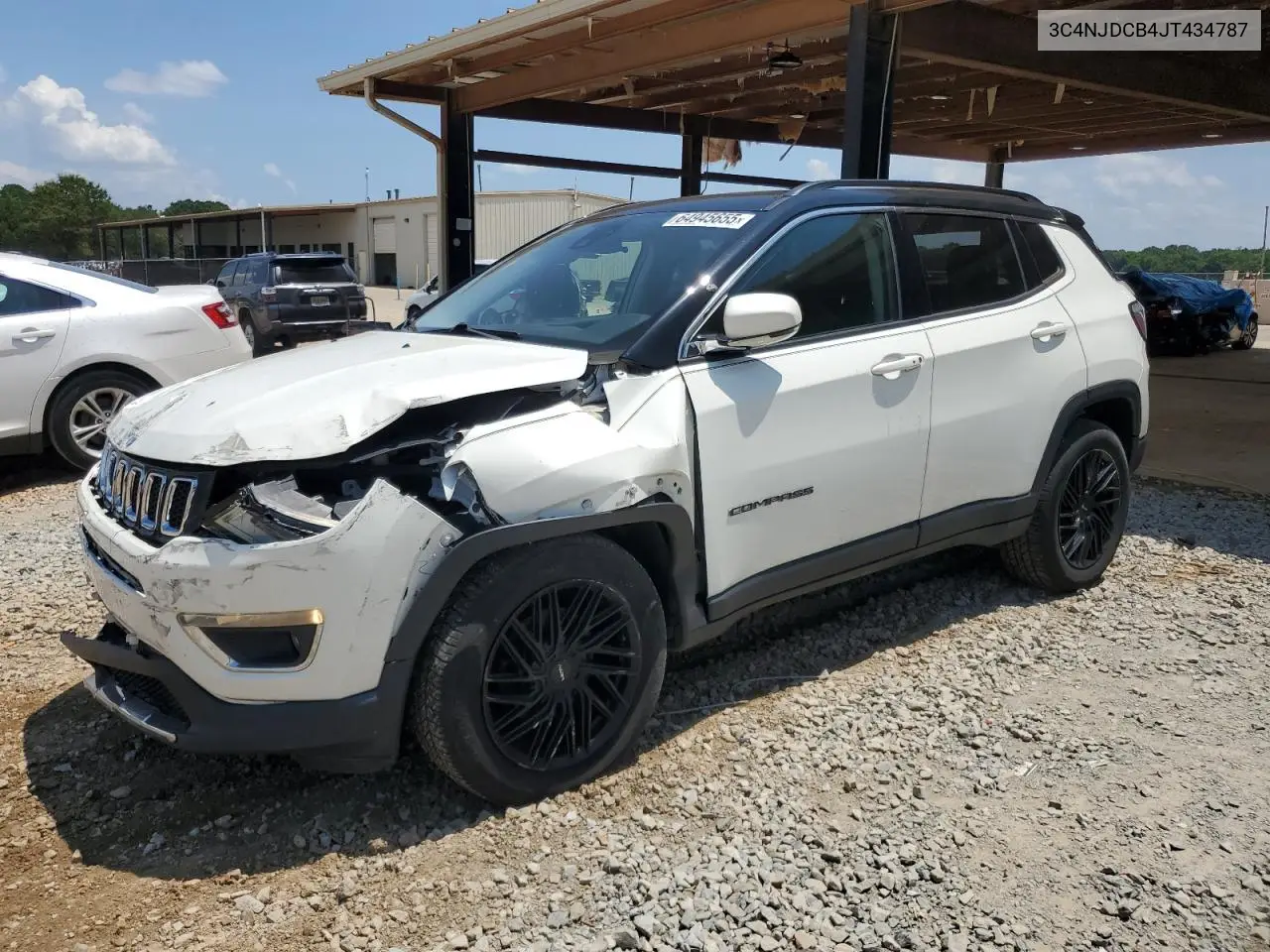 2018 Jeep Compass Limited VIN: 3C4NJDCB4JT434787 Lot: 64945655