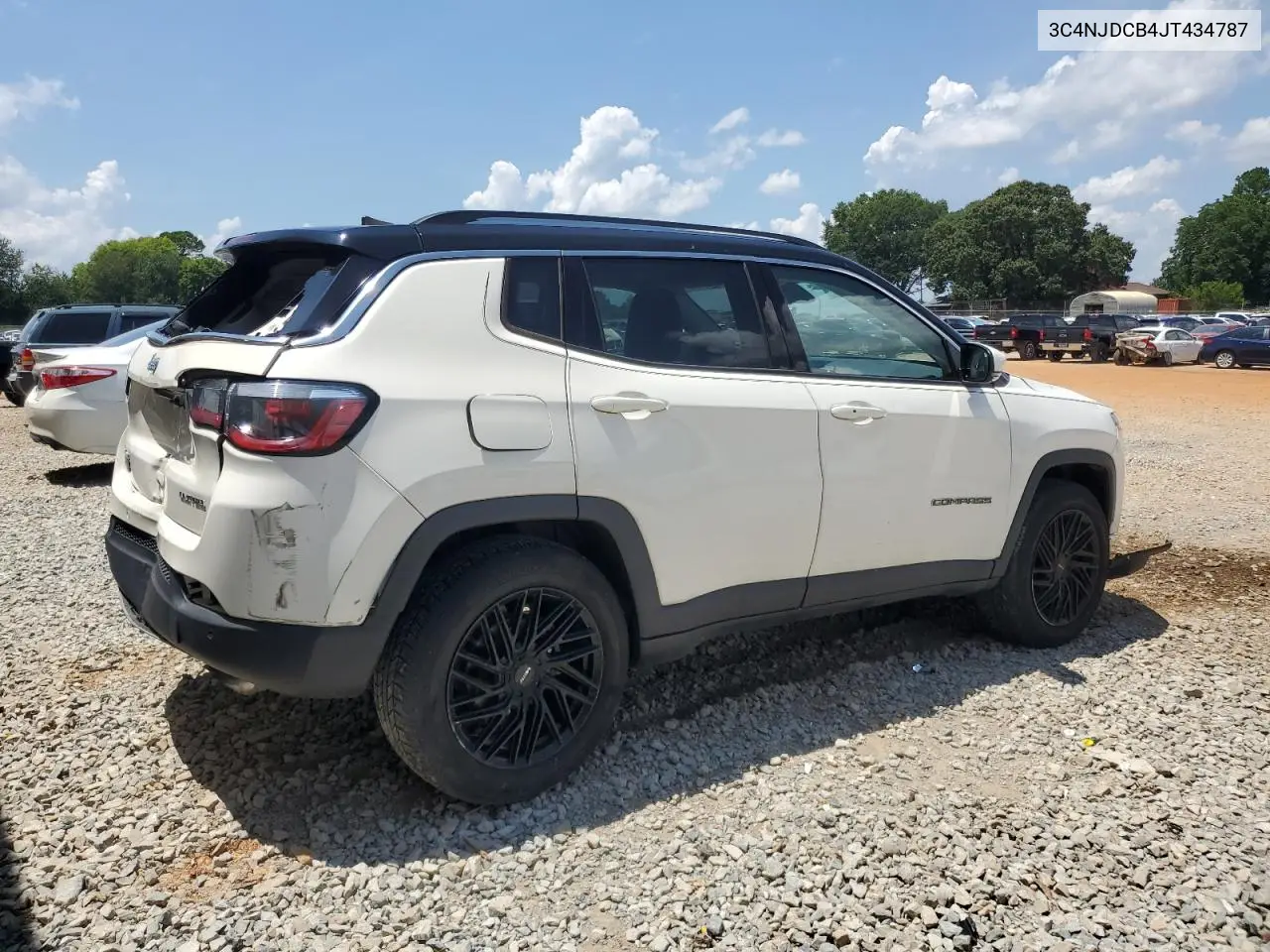 2018 Jeep Compass Limited VIN: 3C4NJDCB4JT434787 Lot: 64945655