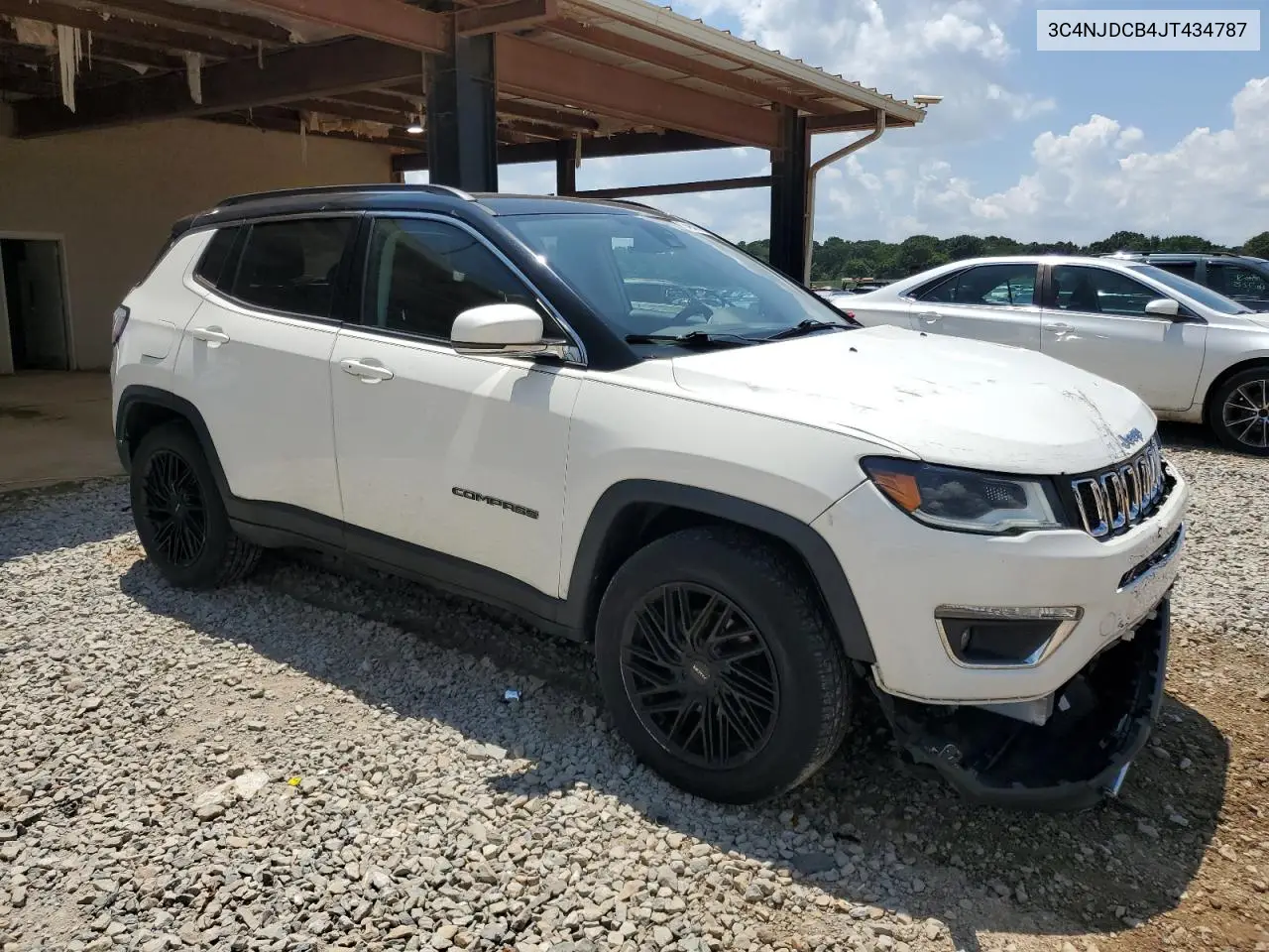 2018 Jeep Compass Limited VIN: 3C4NJDCB4JT434787 Lot: 64945655