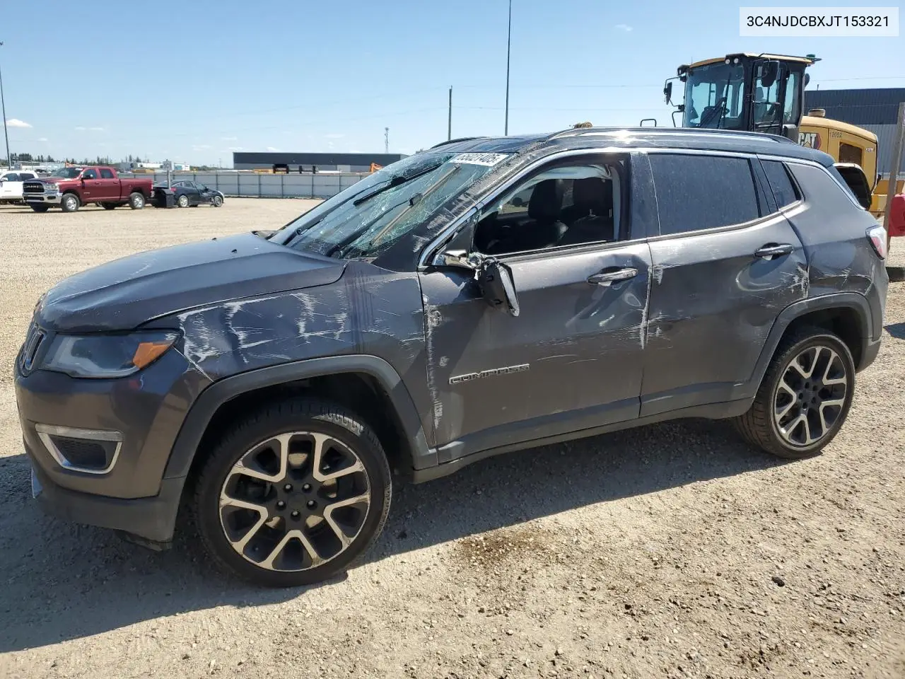 2018 Jeep Compass Limited VIN: 3C4NJDCBXJT153321 Lot: 65021405