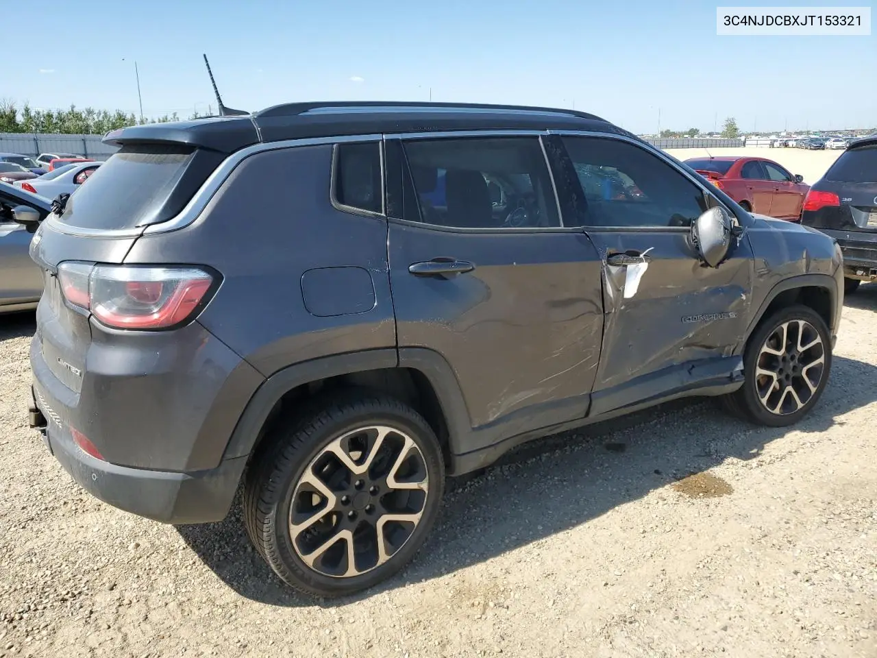 2018 Jeep Compass Limited VIN: 3C4NJDCBXJT153321 Lot: 65021405