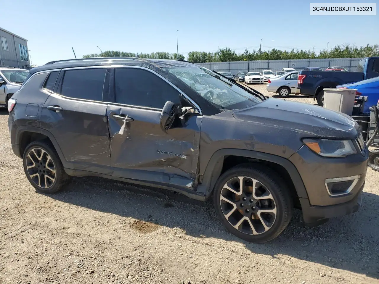 2018 Jeep Compass Limited VIN: 3C4NJDCBXJT153321 Lot: 65021405