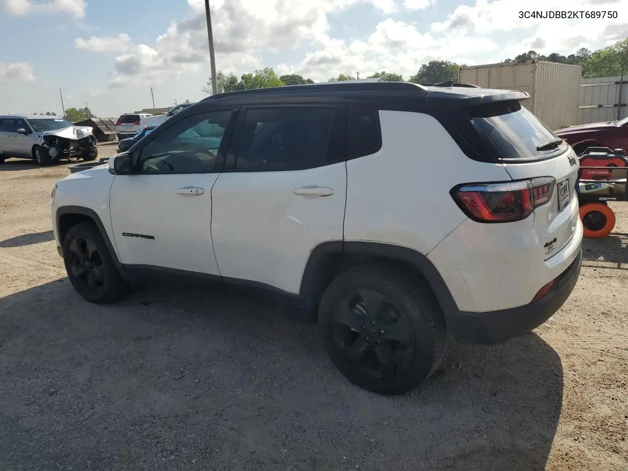2019 Jeep Compass Latitude VIN: 3C4NJDBB2KT689750 Lot: 51062245