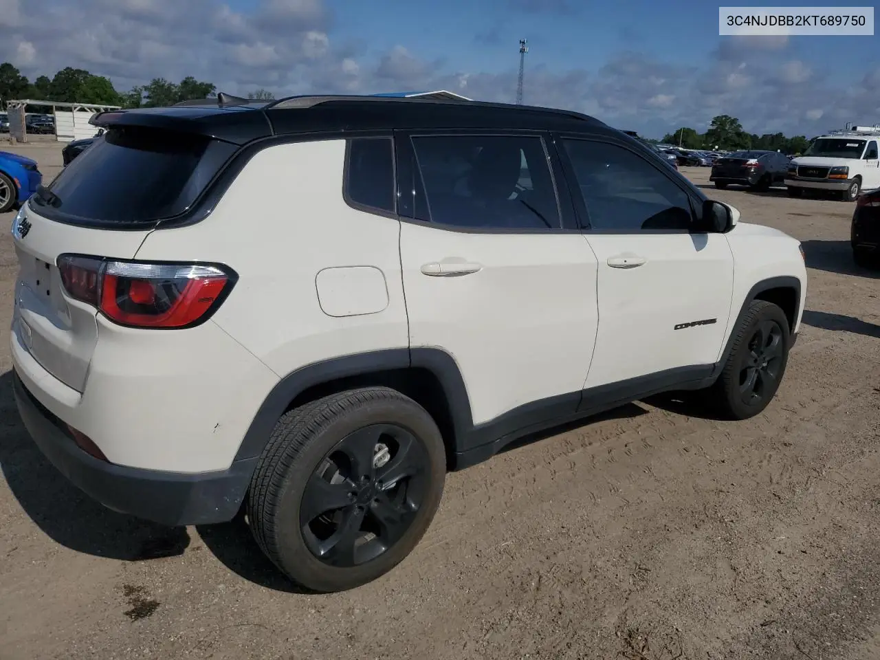 2019 Jeep Compass Latitude VIN: 3C4NJDBB2KT689750 Lot: 51062245