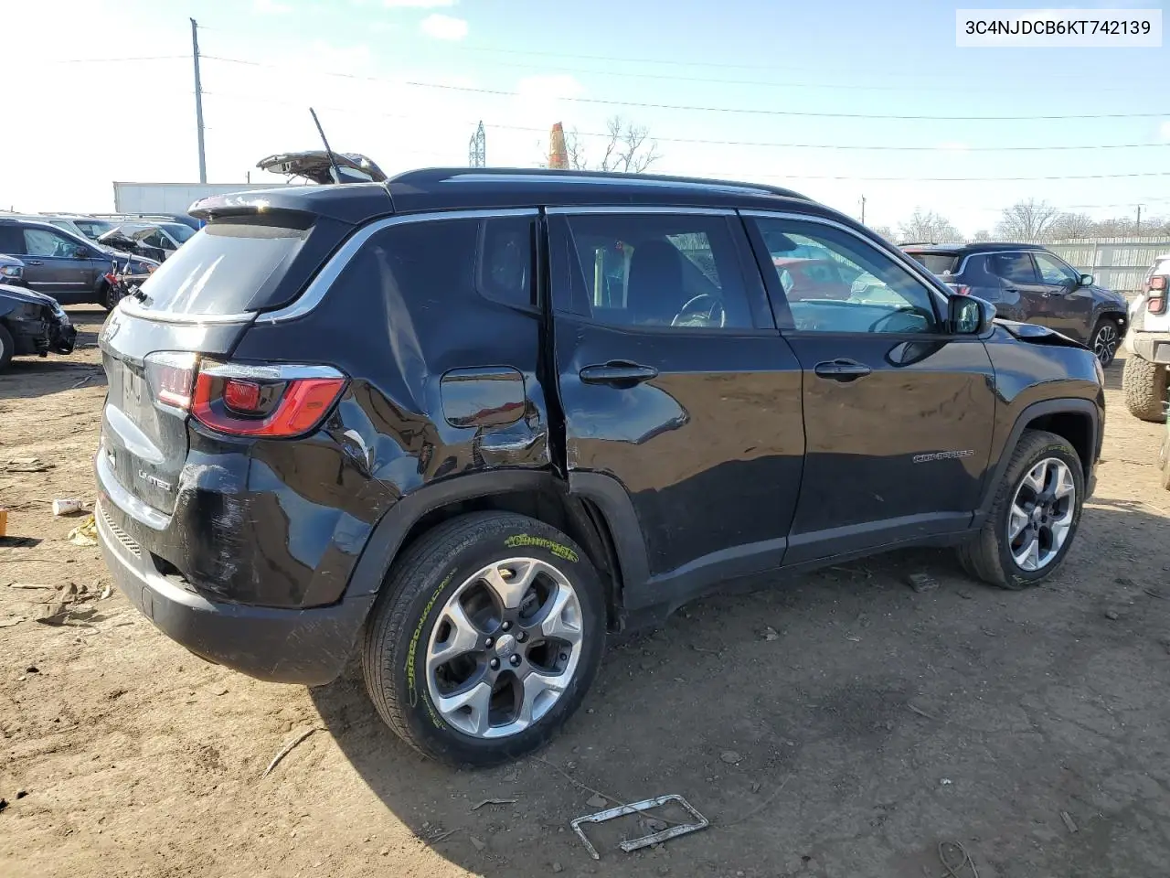 2019 Jeep Compass Limited VIN: 3C4NJDCB6KT742139 Lot: 52115245