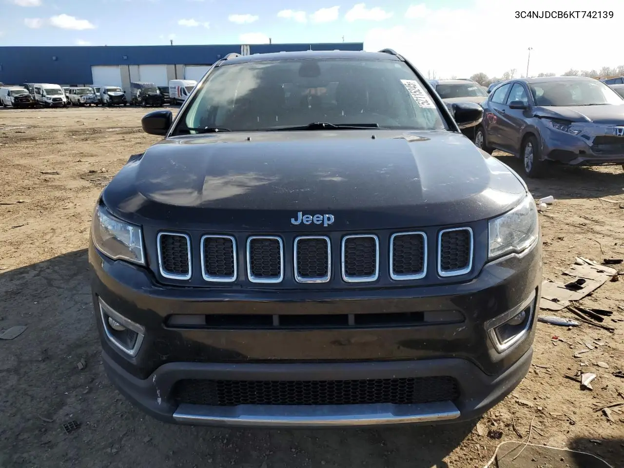 2019 Jeep Compass Limited VIN: 3C4NJDCB6KT742139 Lot: 52115245