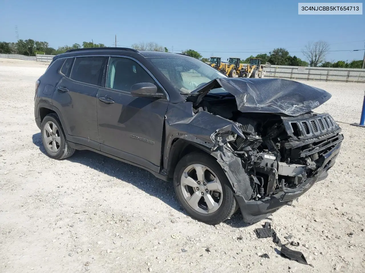 2019 Jeep Compass Latitude VIN: 3C4NJCBB5KT654713 Lot: 52508305