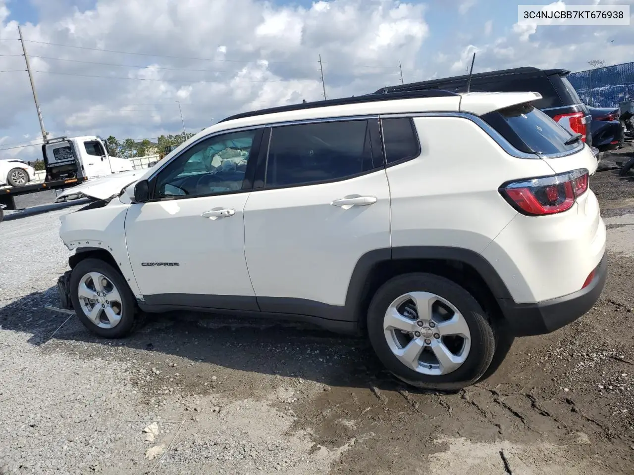 2019 Jeep Compass Latitude VIN: 3C4NJCBB7KT676938 Lot: 55511795