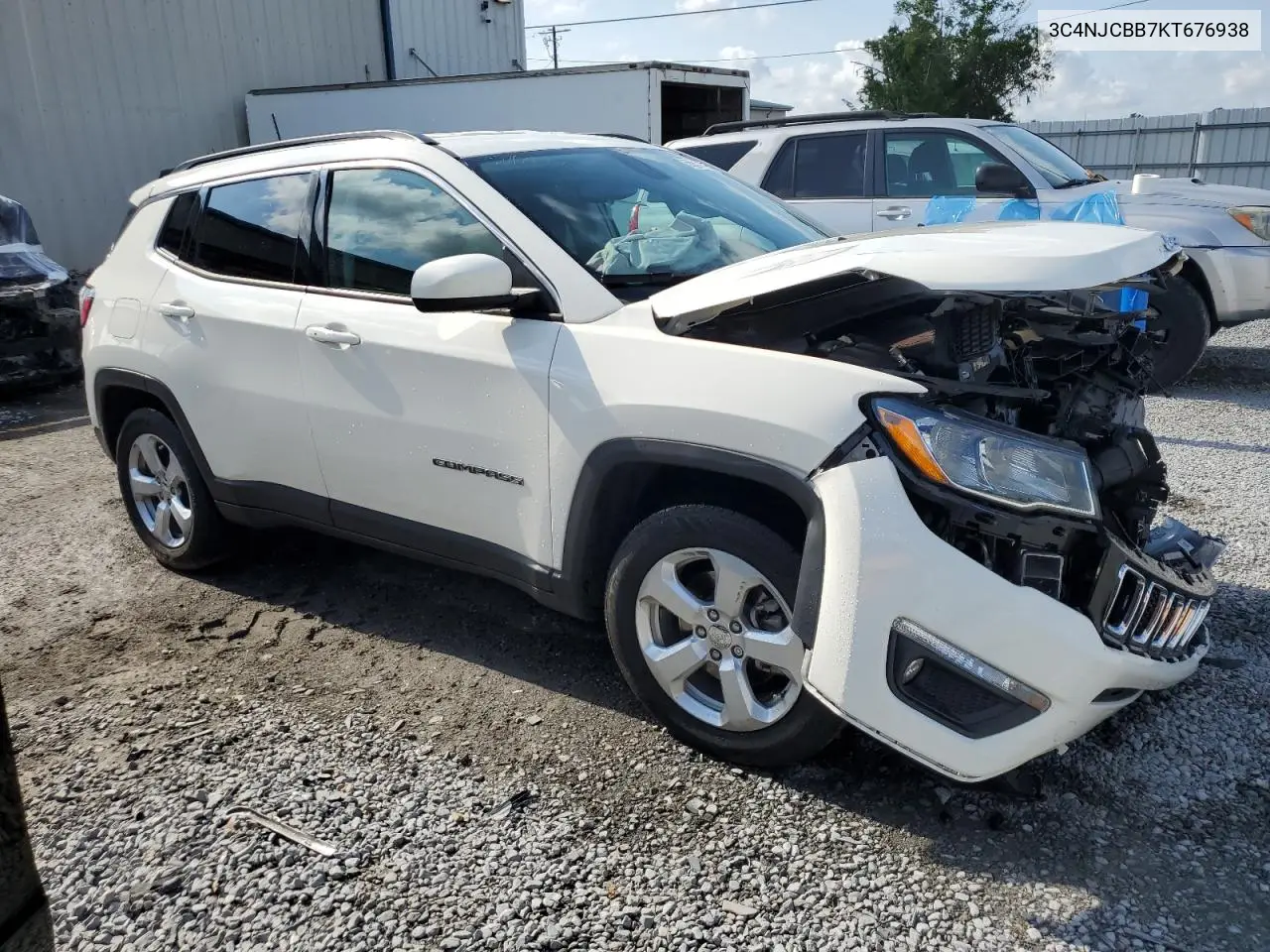 2019 Jeep Compass Latitude VIN: 3C4NJCBB7KT676938 Lot: 55511795