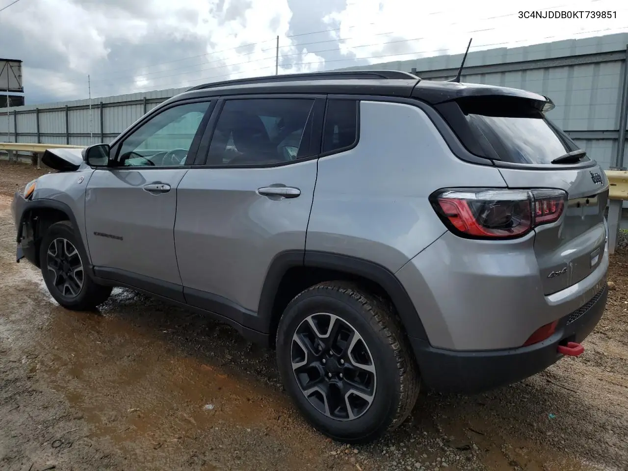 2019 Jeep Compass Trailhawk VIN: 3C4NJDDB0KT739851 Lot: 56897525