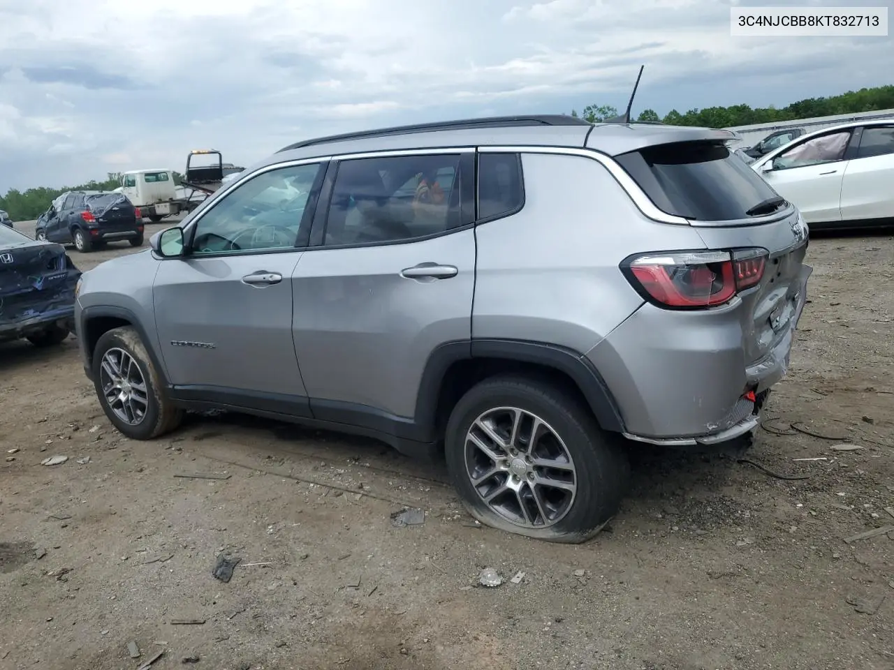 2019 Jeep Compass Latitude VIN: 3C4NJCBB8KT832713 Lot: 57109145