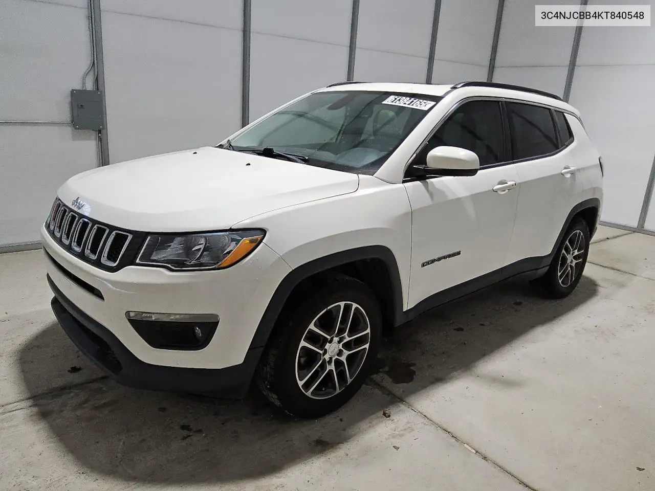 2019 Jeep Compass Latitude VIN: 3C4NJCBB4KT840548 Lot: 61384165
