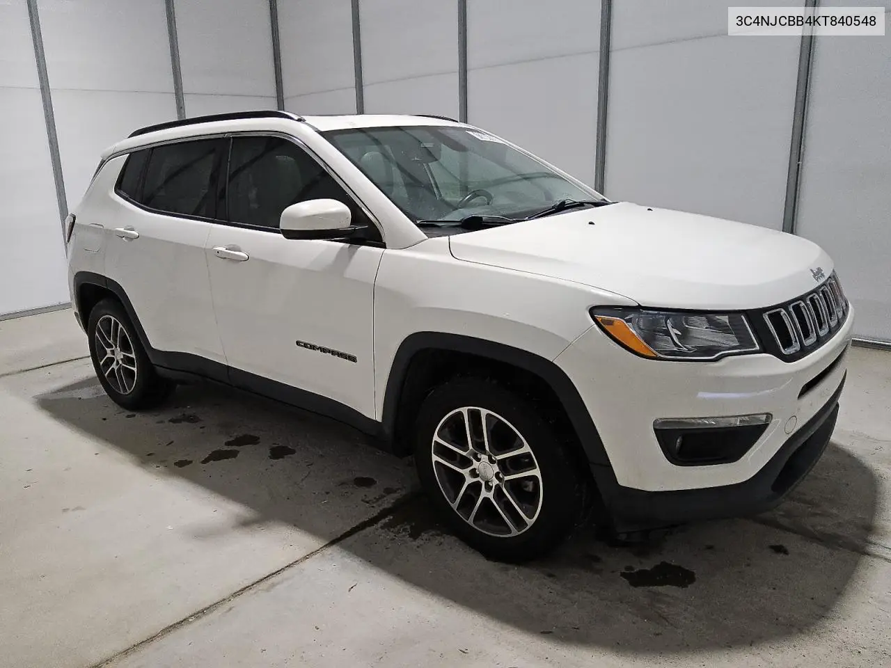 2019 Jeep Compass Latitude VIN: 3C4NJCBB4KT840548 Lot: 61384165