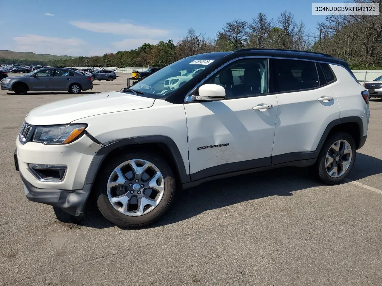 2019 Jeep Compass Limited VIN: 3C4NJDCB9KT842123 Lot: 61694615