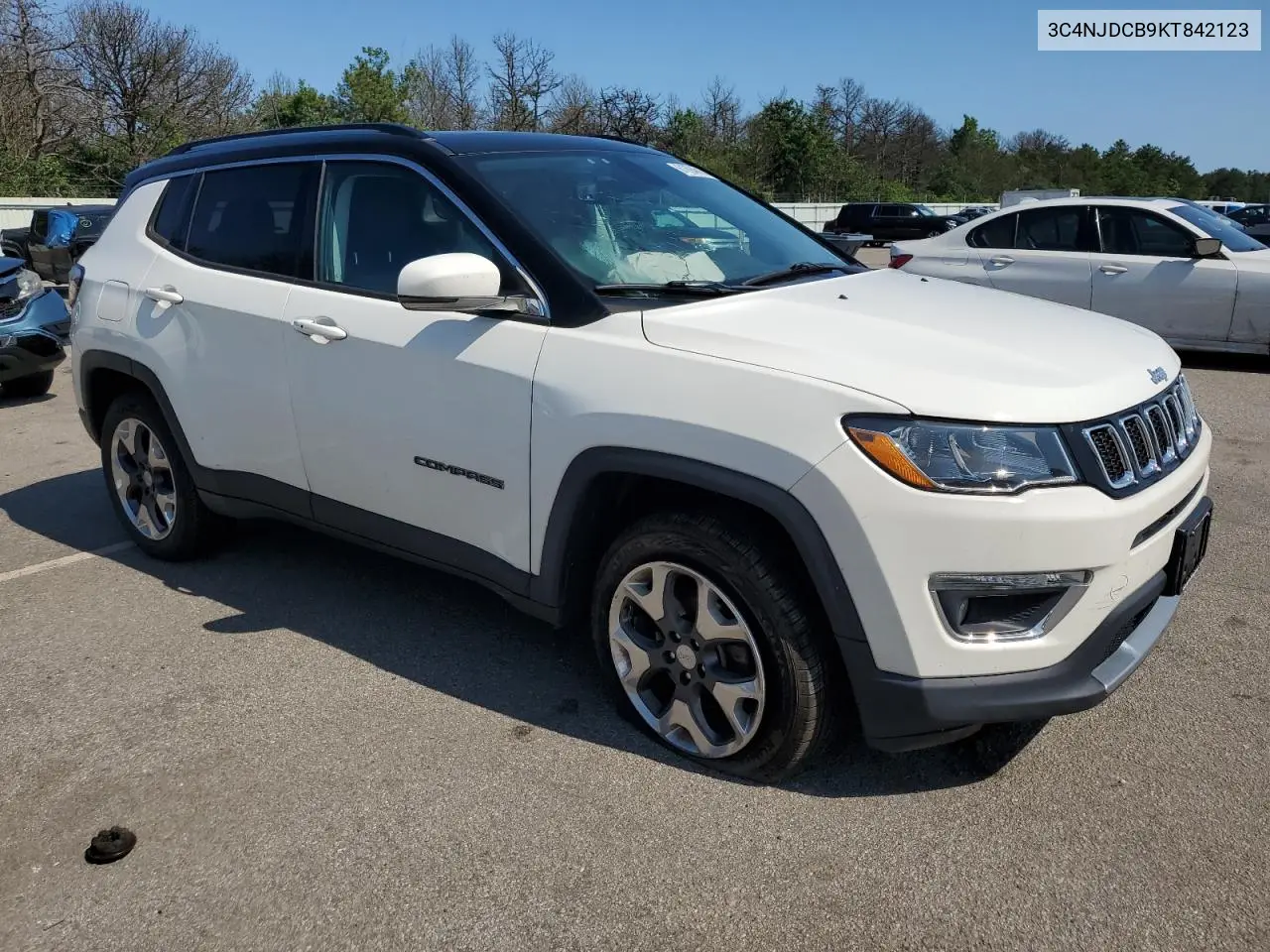 2019 Jeep Compass Limited VIN: 3C4NJDCB9KT842123 Lot: 61694615