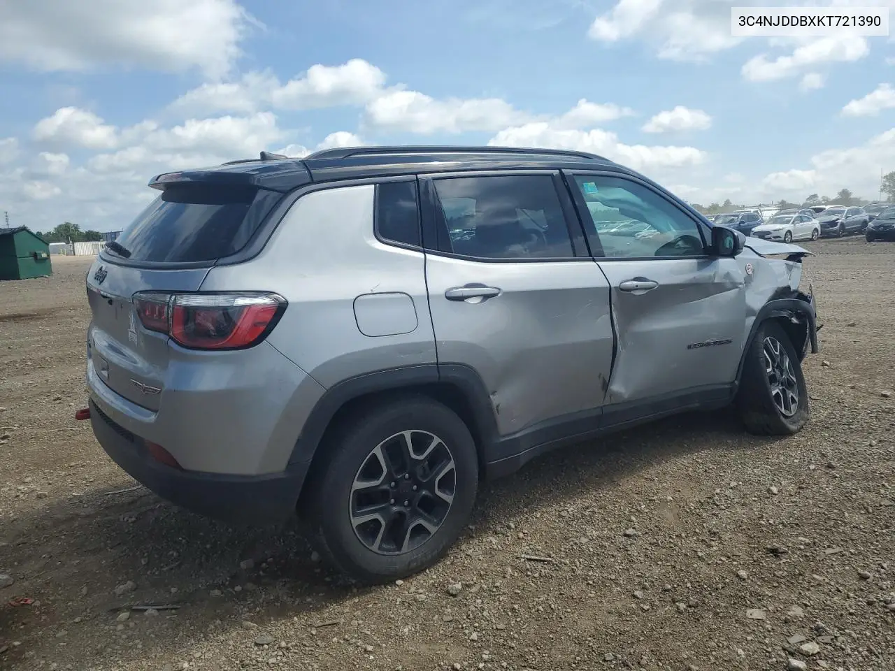 2019 Jeep Compass Trailhawk VIN: 3C4NJDDBXKT721390 Lot: 62508835