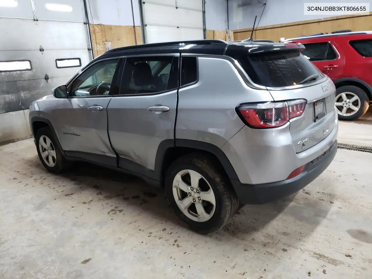 2019 Jeep Compass Latitude VIN: 3C4NJDBB3KT806655 Lot: 62738305