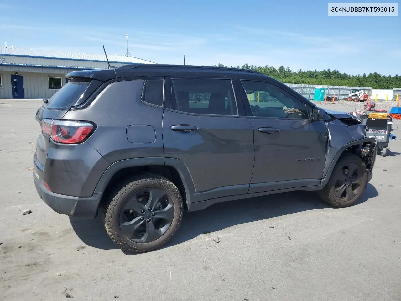 2019 Jeep Compass Latitude VIN: 3C4NJDBB7KT593015 Lot: 62822725