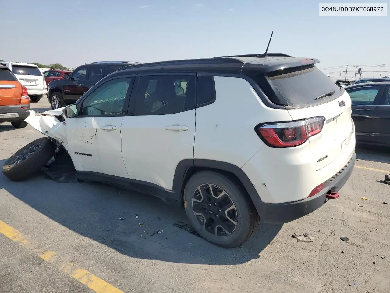 2019 Jeep Compass Trailhawk VIN: 3C4NJDDB7KT668972 Lot: 63841435