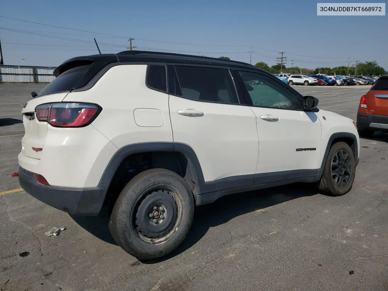 2019 Jeep Compass Trailhawk VIN: 3C4NJDDB7KT668972 Lot: 63841435