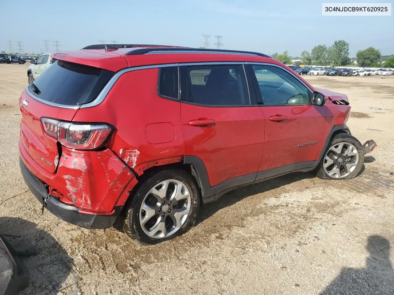 2019 Jeep Compass Limited VIN: 3C4NJDCB9KT620925 Lot: 64522305