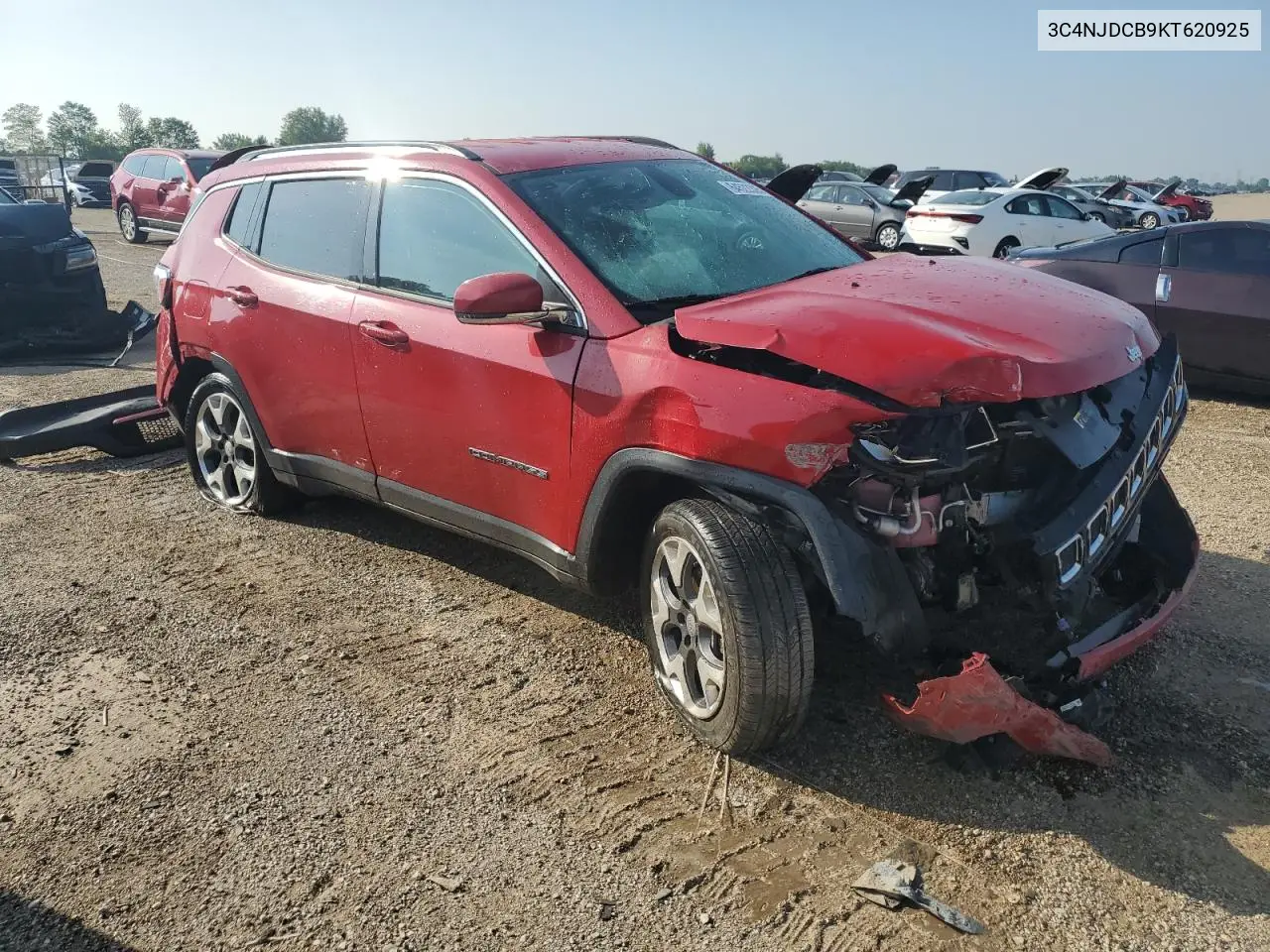 2019 Jeep Compass Limited VIN: 3C4NJDCB9KT620925 Lot: 64522305