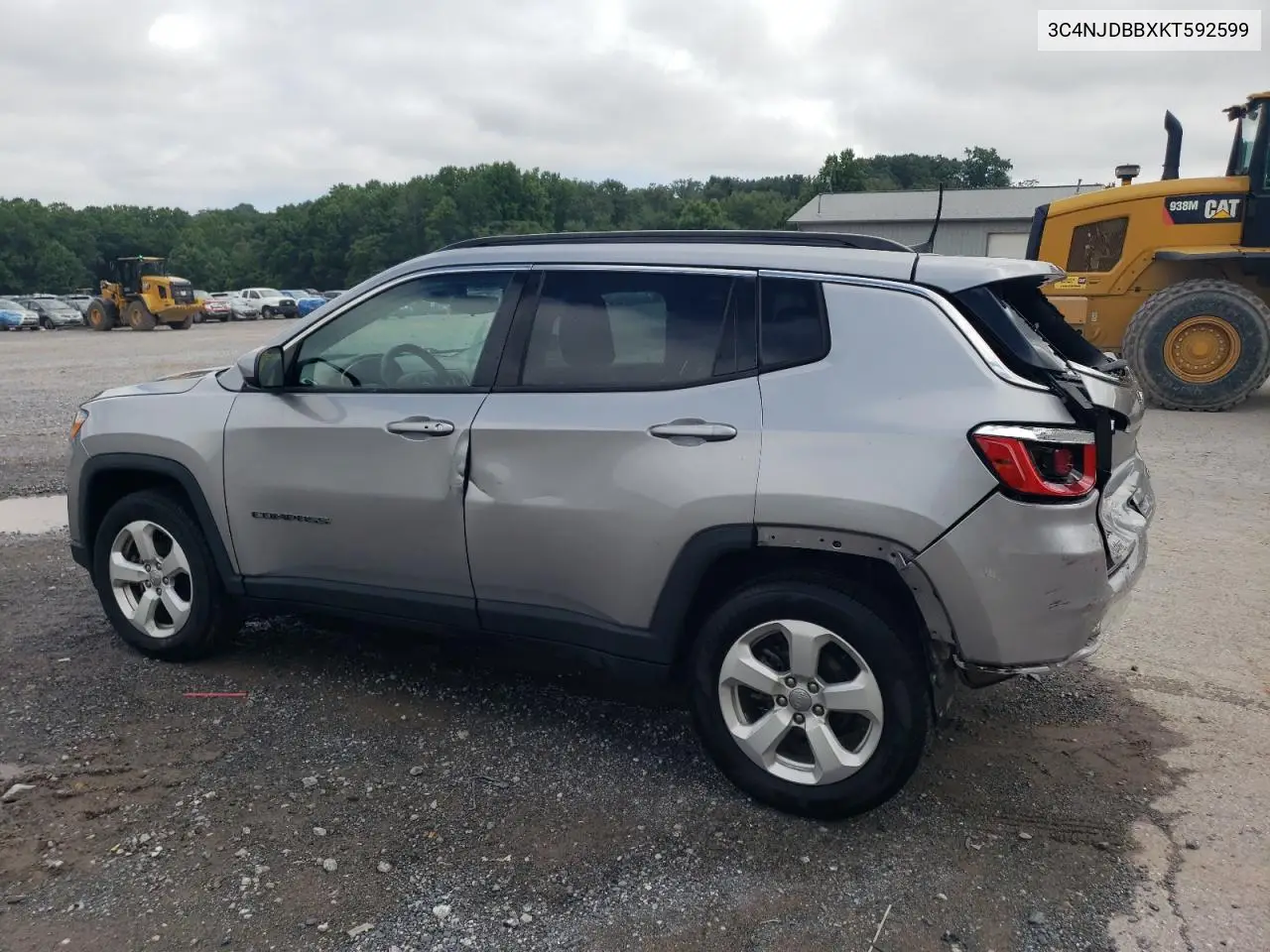 2019 Jeep Compass Latitude VIN: 3C4NJDBBXKT592599 Lot: 64795795