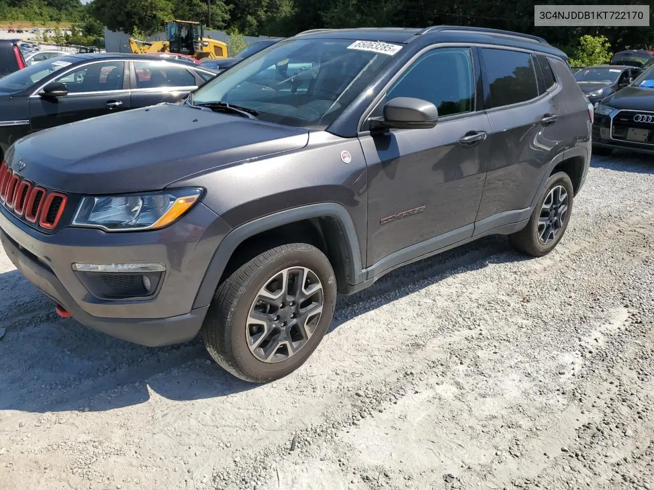 2019 Jeep Compass Trailhawk VIN: 3C4NJDDB1KT722170 Lot: 65063285