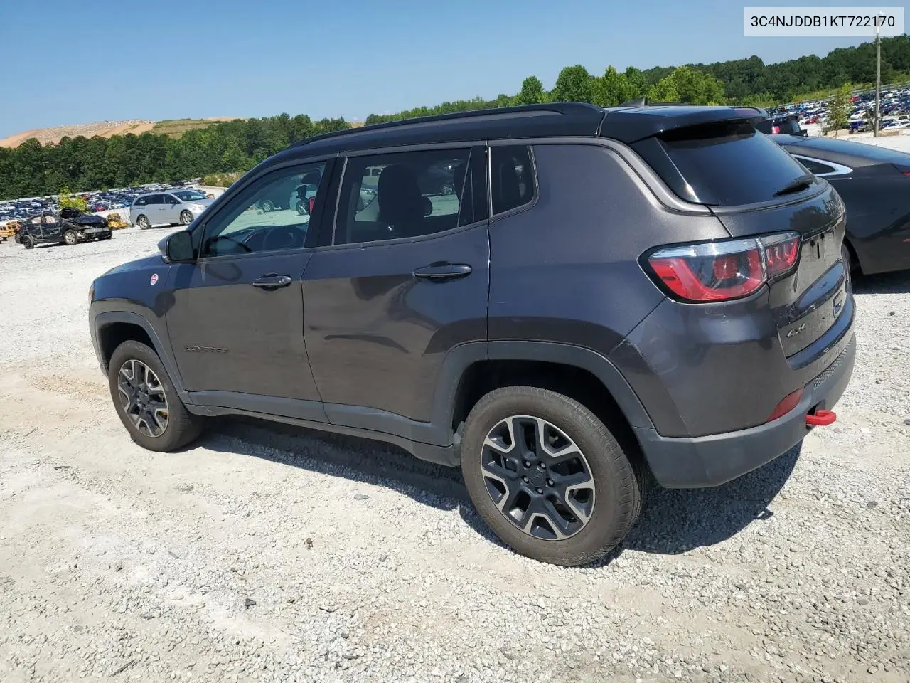 2019 Jeep Compass Trailhawk VIN: 3C4NJDDB1KT722170 Lot: 65063285