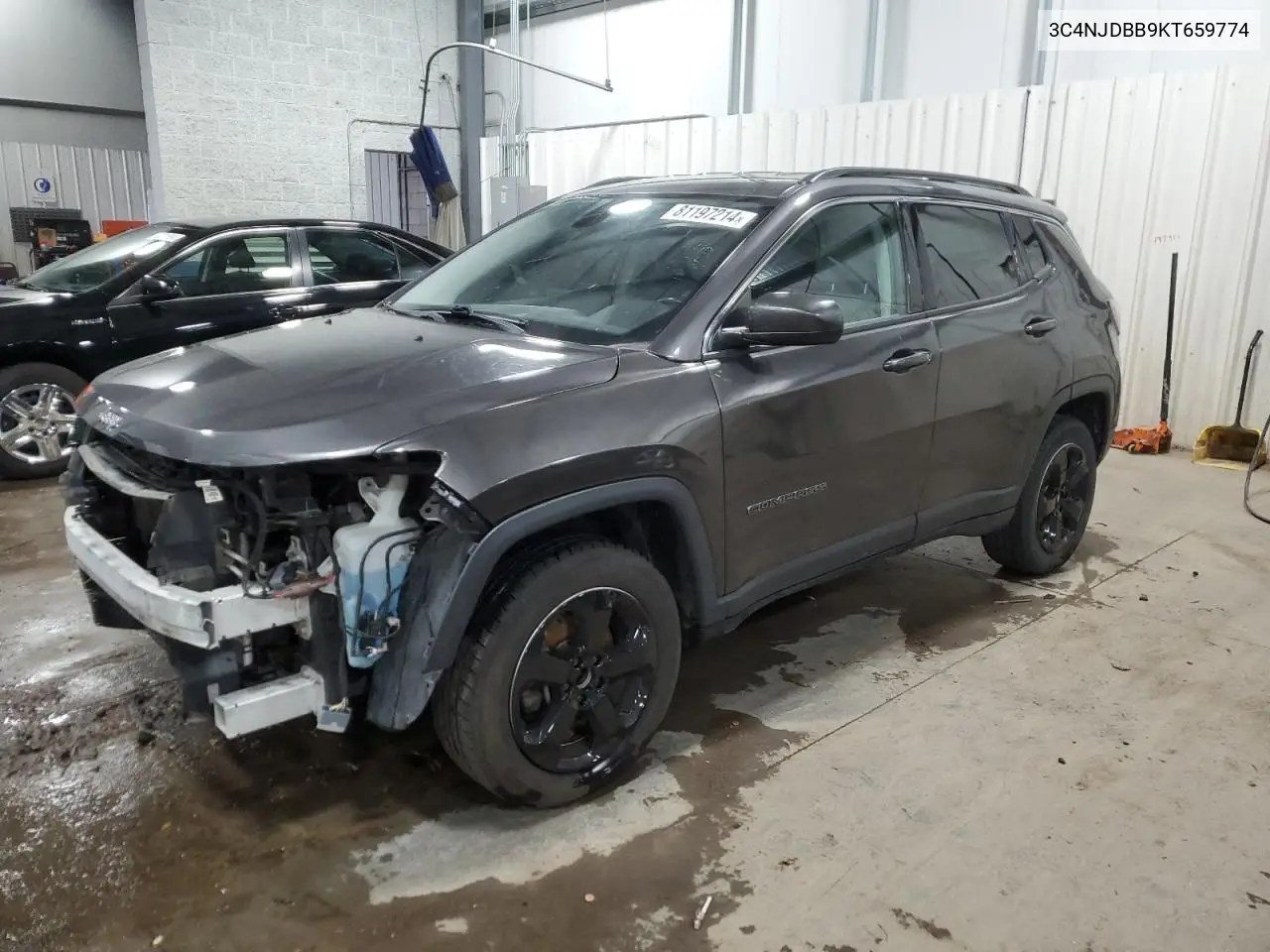 2019 Jeep Compass Latitude VIN: 3C4NJDBB9KT659774 Lot: 81197214