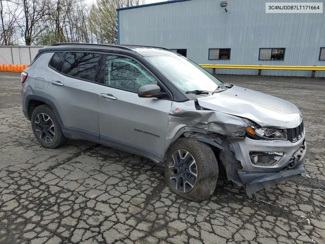2020 Jeep Compass Trailhawk VIN: 3C4NJDDB7LT171664 Lot: 50848415