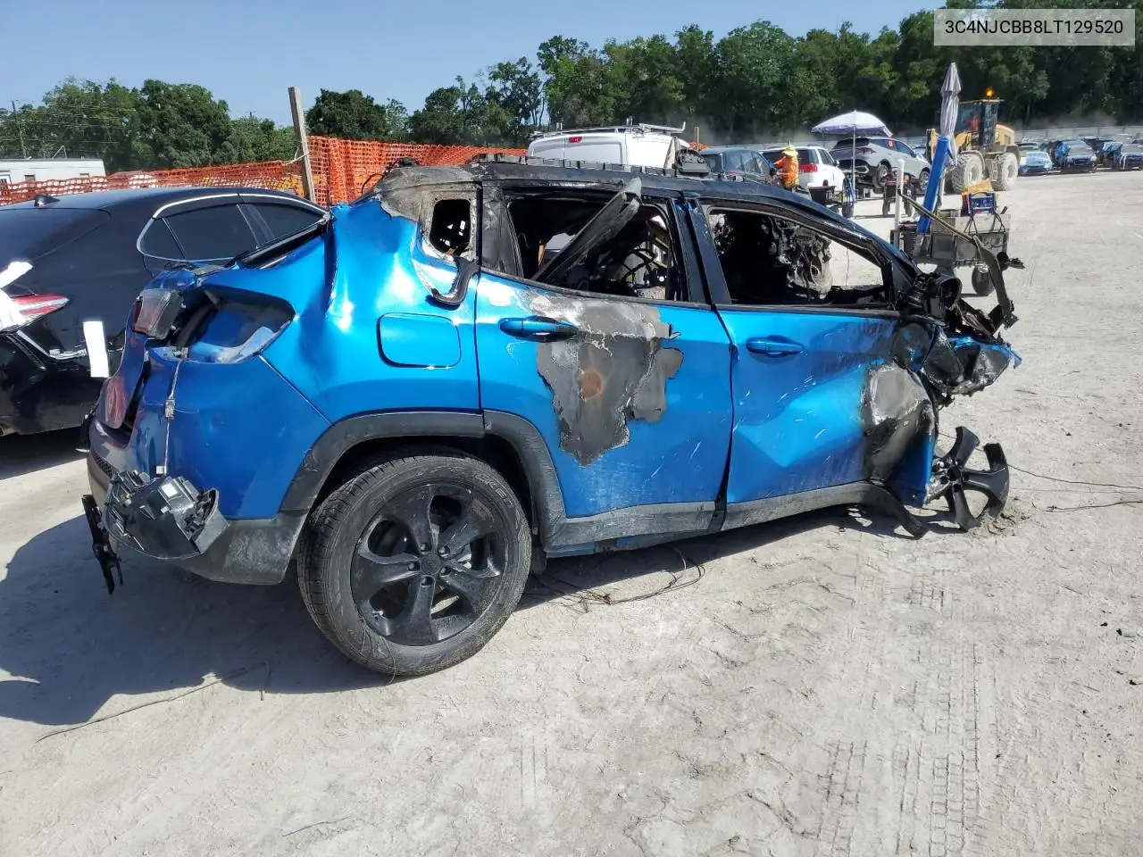 2020 Jeep Compass Latitude VIN: 3C4NJCBB8LT129520 Lot: 54912635