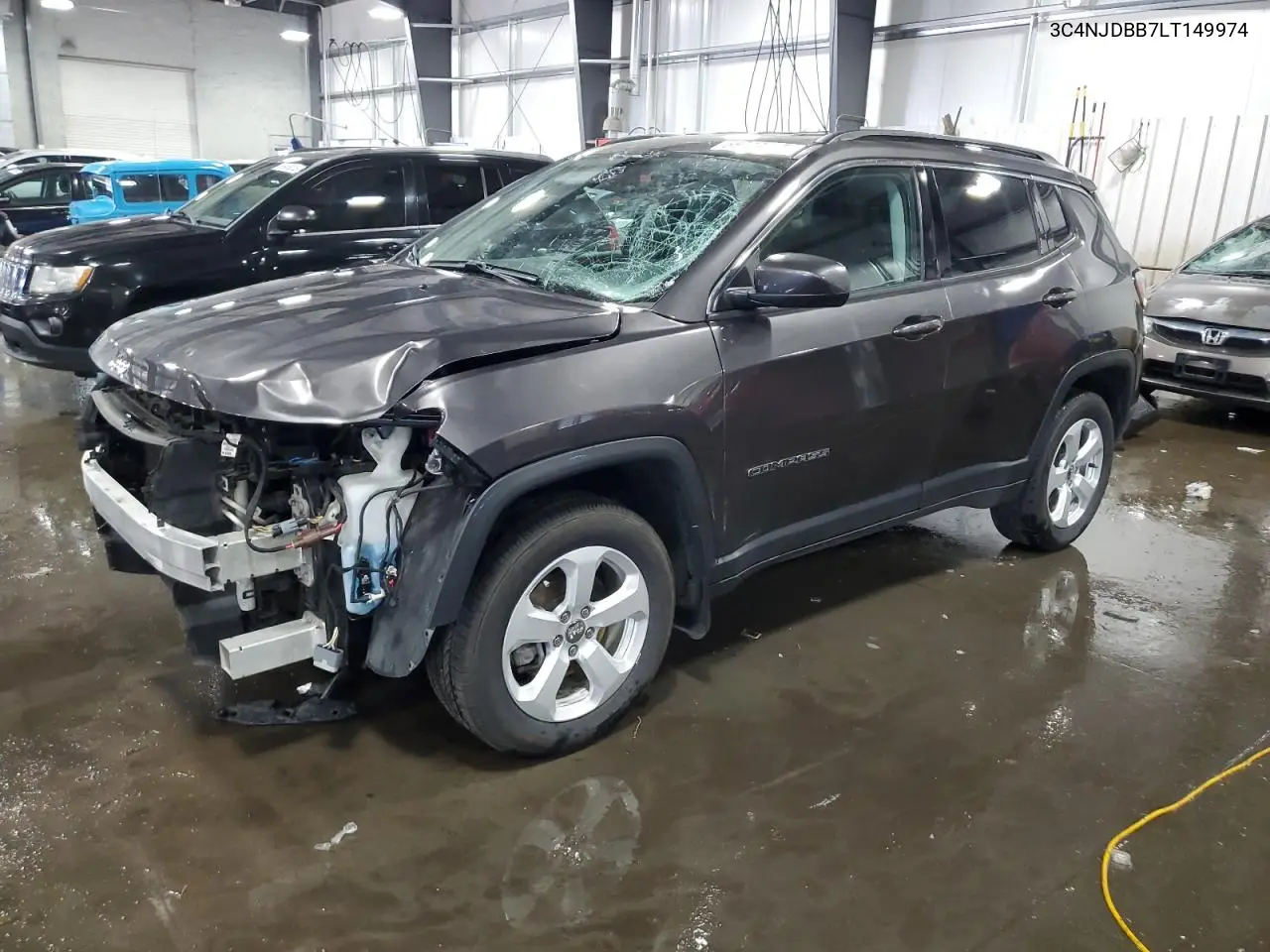 2020 Jeep Compass Latitude VIN: 3C4NJDBB7LT149974 Lot: 56726245