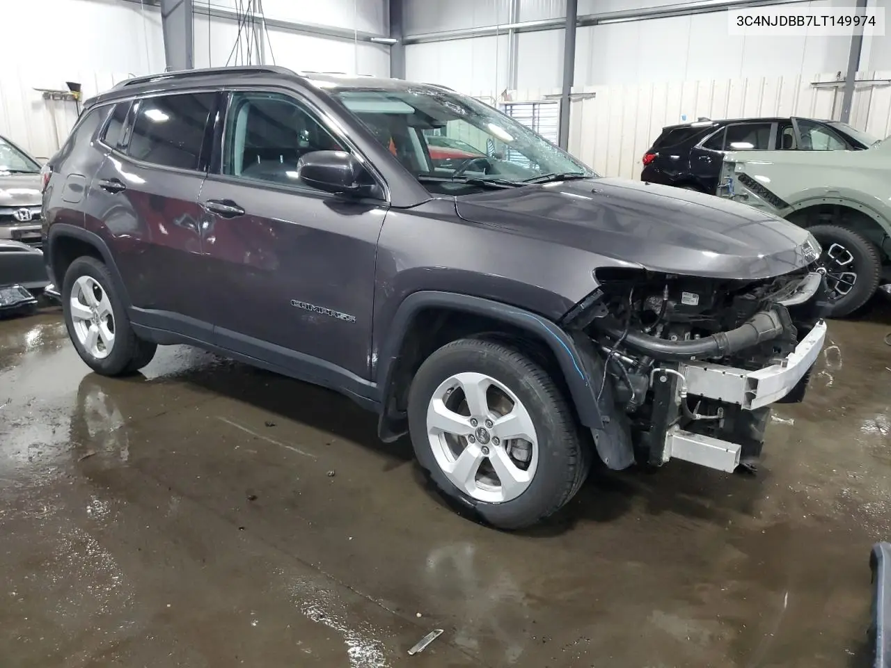 2020 Jeep Compass Latitude VIN: 3C4NJDBB7LT149974 Lot: 56726245
