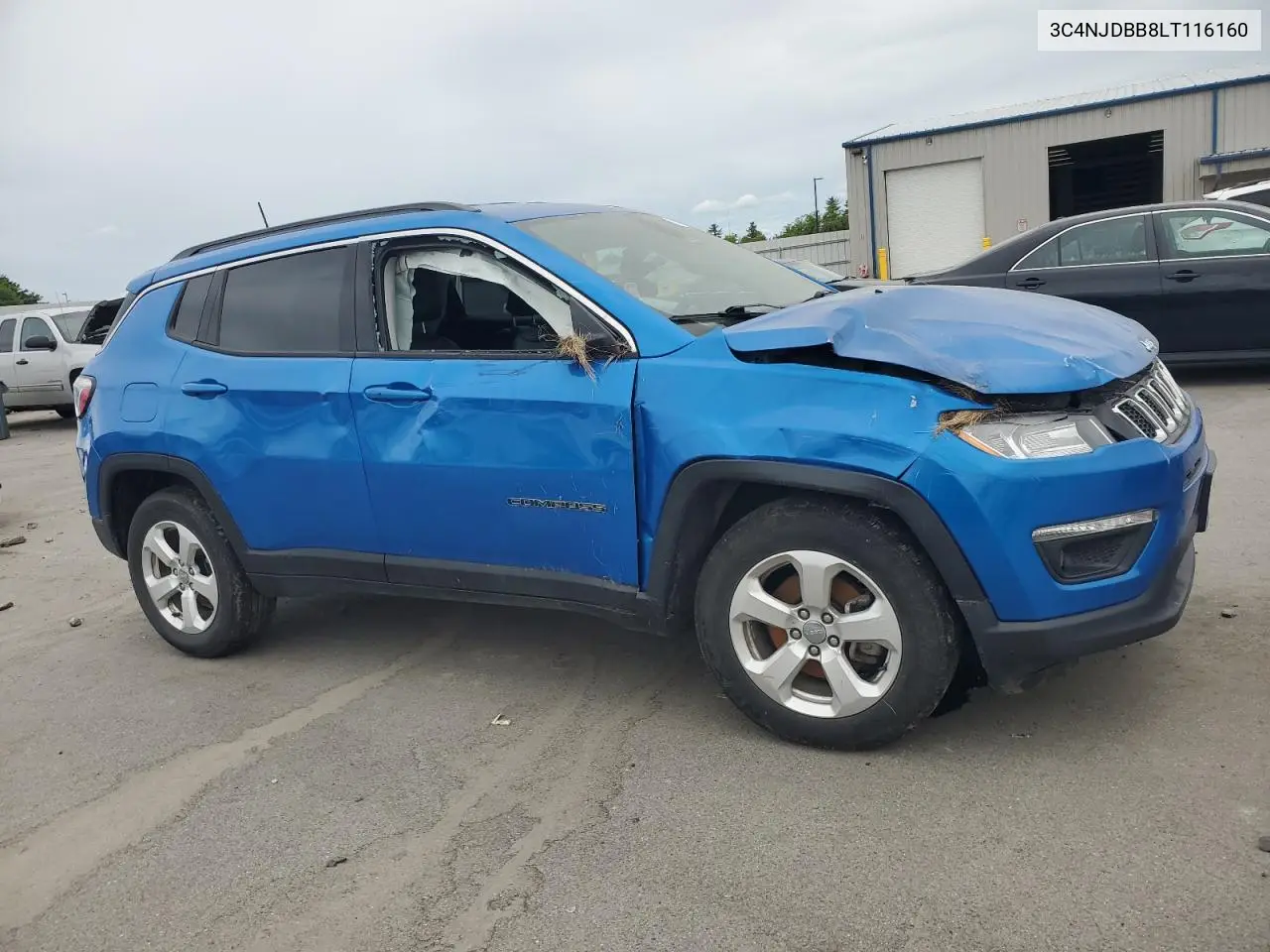 2020 Jeep Compass Latitude VIN: 3C4NJDBB8LT116160 Lot: 57780505