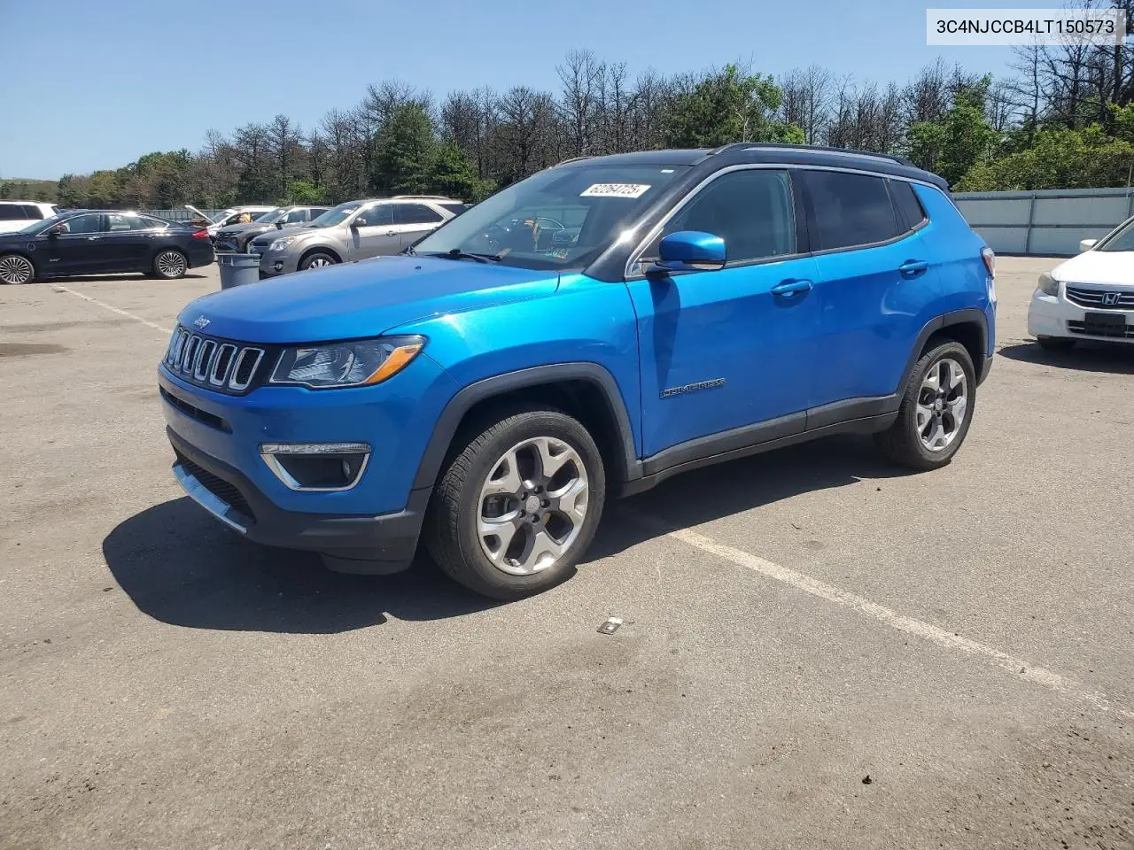 2020 Jeep Compass Limited VIN: 3C4NJCCB4LT150573 Lot: 62264725