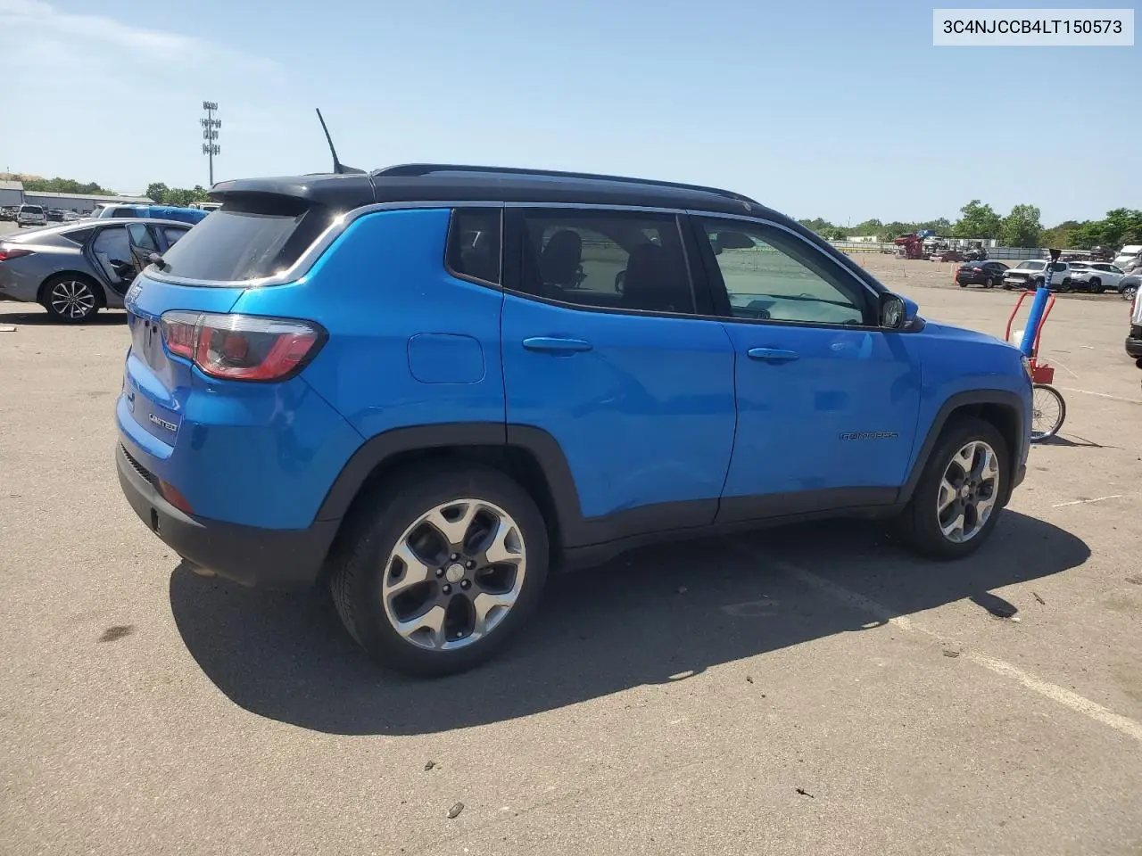 2020 Jeep Compass Limited VIN: 3C4NJCCB4LT150573 Lot: 62264725