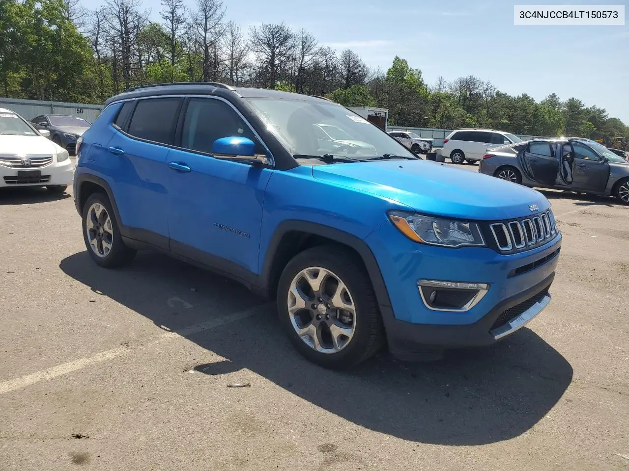 2020 Jeep Compass Limited VIN: 3C4NJCCB4LT150573 Lot: 62264725