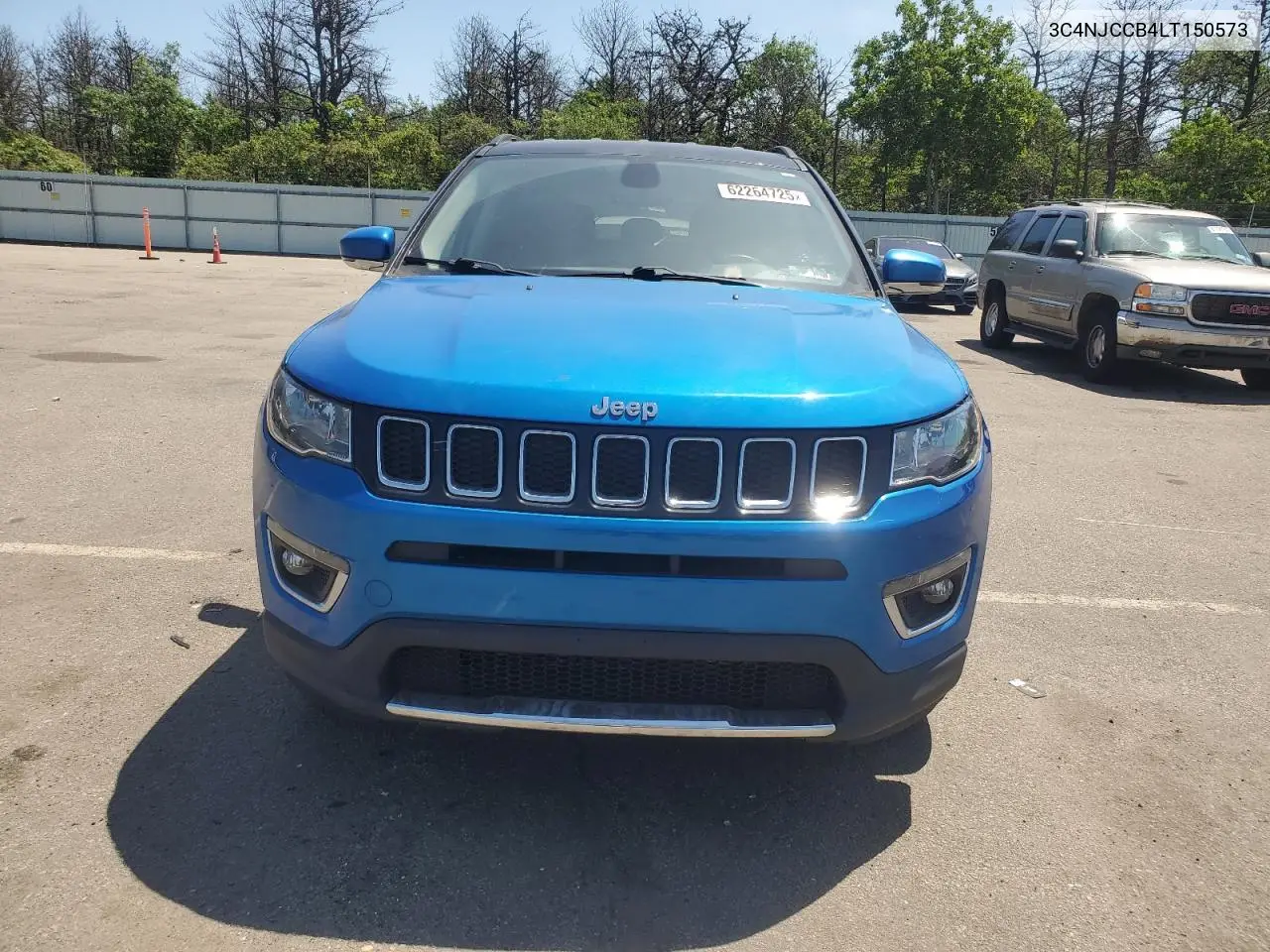 2020 Jeep Compass Limited VIN: 3C4NJCCB4LT150573 Lot: 62264725