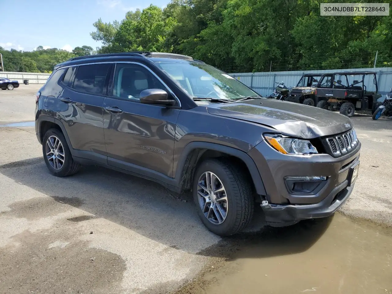 2020 Jeep Compass Latitude VIN: 3C4NJDBB7LT228643 Lot: 64323615