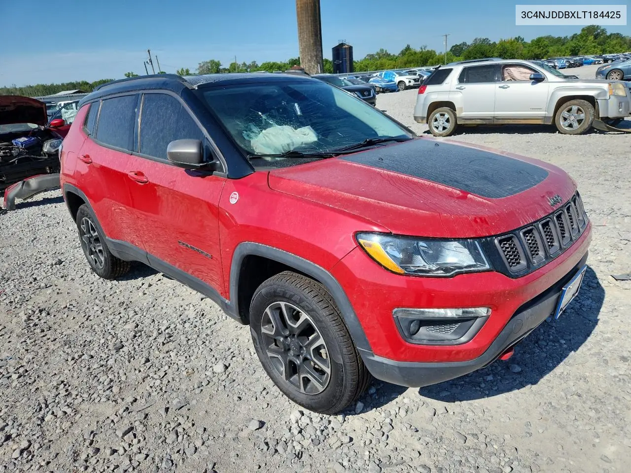 2020 Jeep Compass Trailhawk VIN: 3C4NJDDBXLT184425 Lot: 64371535