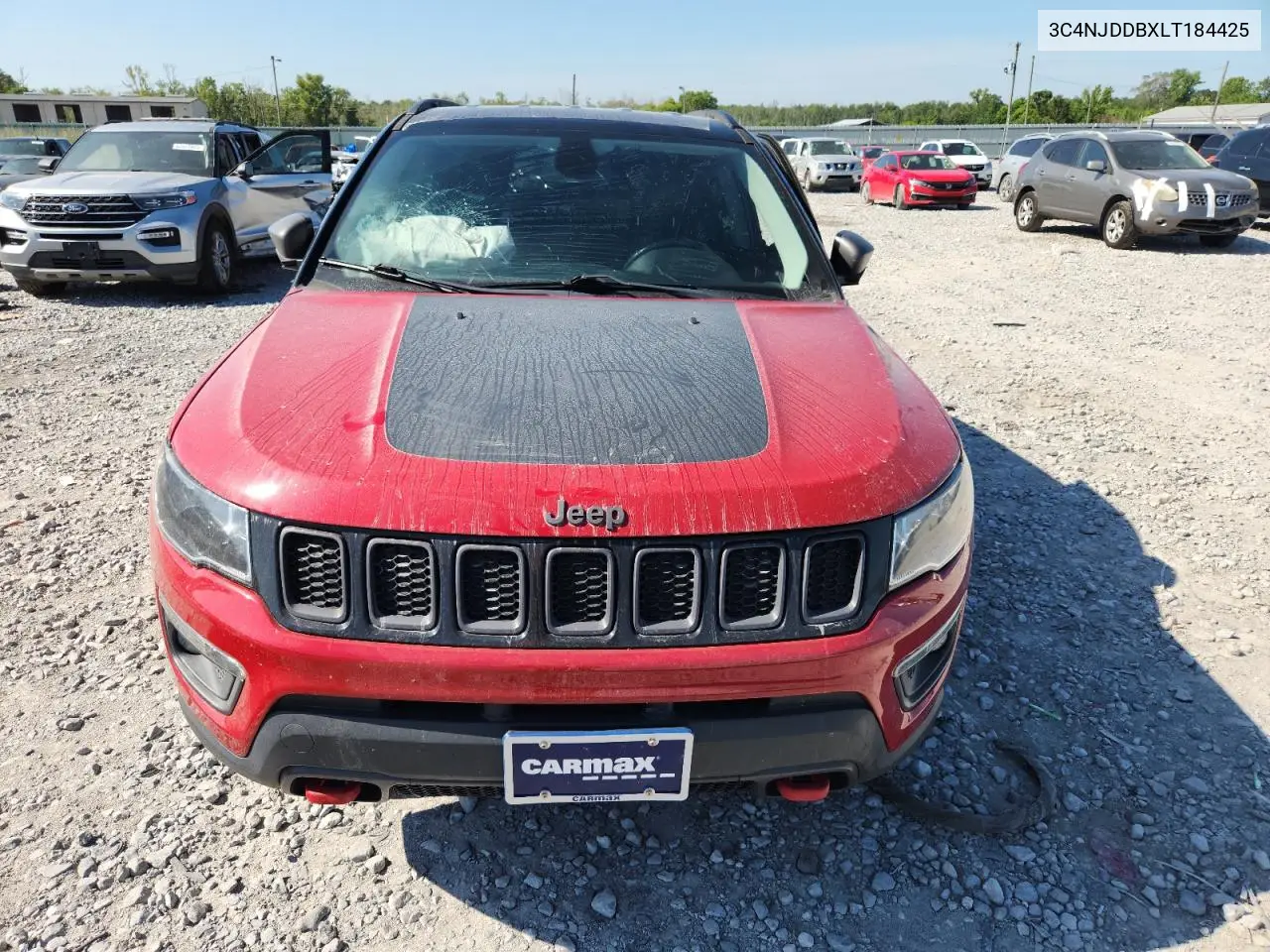 2020 Jeep Compass Trailhawk VIN: 3C4NJDDBXLT184425 Lot: 64371535