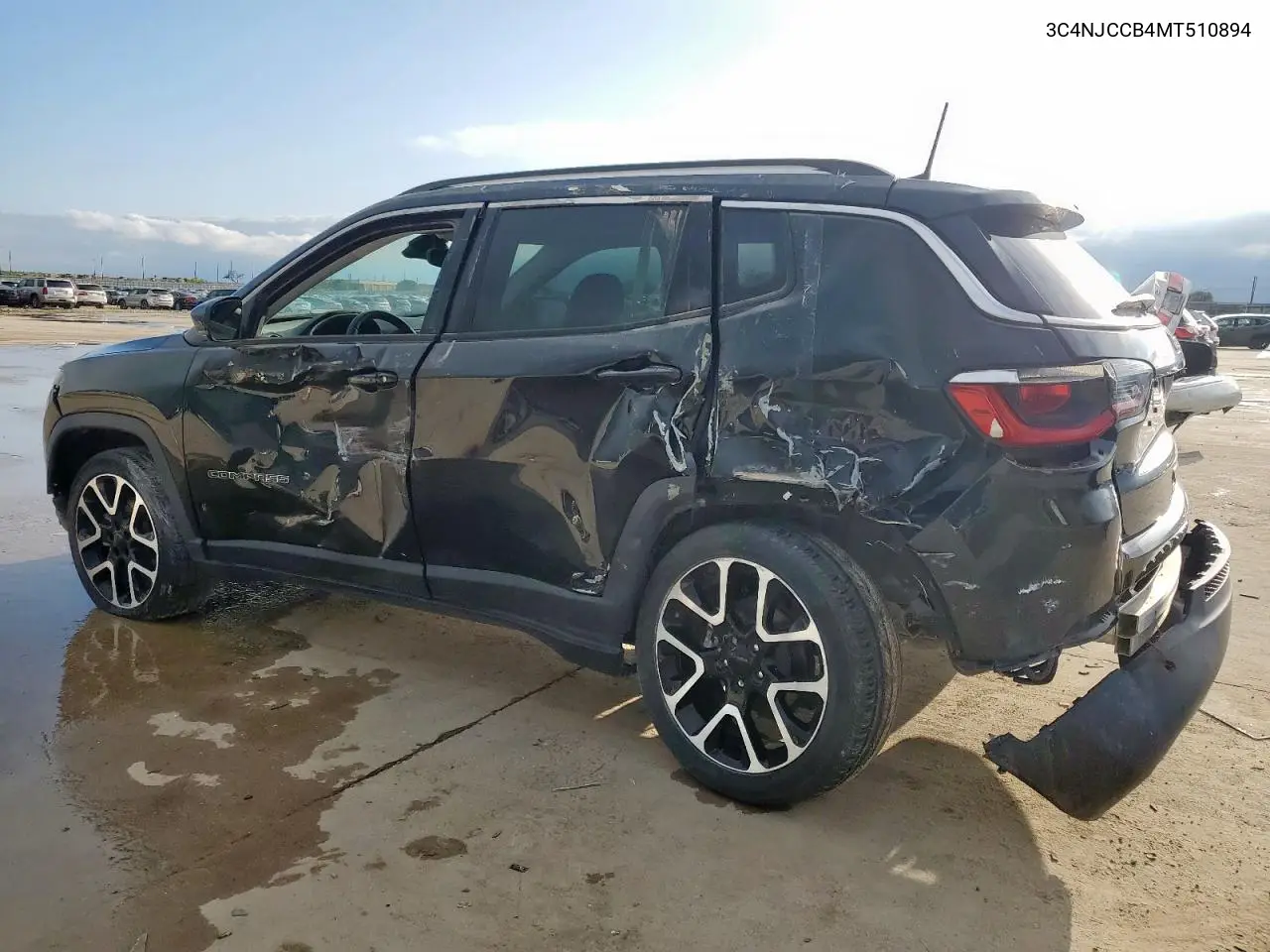 2021 Jeep Compass Limited VIN: 3C4NJCCB4MT510894 Lot: 55861685