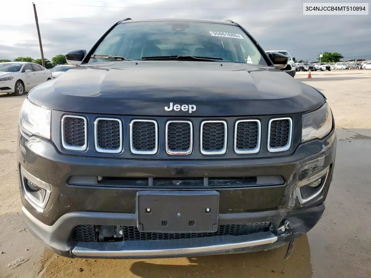 2021 Jeep Compass Limited VIN: 3C4NJCCB4MT510894 Lot: 55861685