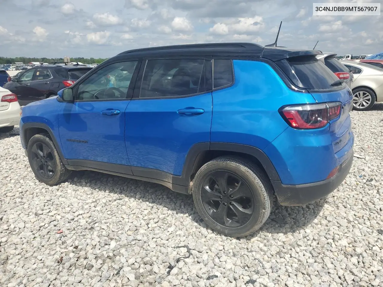 2021 Jeep Compass Latitude VIN: 3C4NJDBB9MT567907 Lot: 56241815
