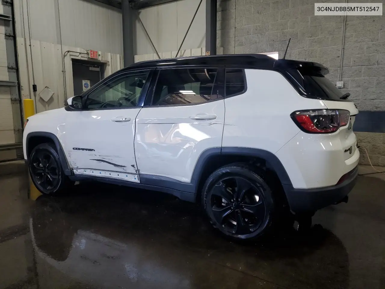 2021 Jeep Compass Latitude VIN: 3C4NJDBB5MT512547 Lot: 56885125
