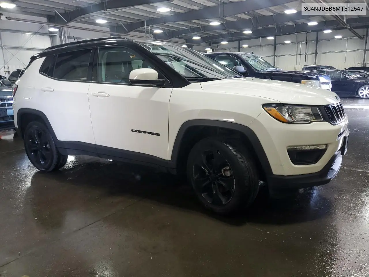 2021 Jeep Compass Latitude VIN: 3C4NJDBB5MT512547 Lot: 56885125