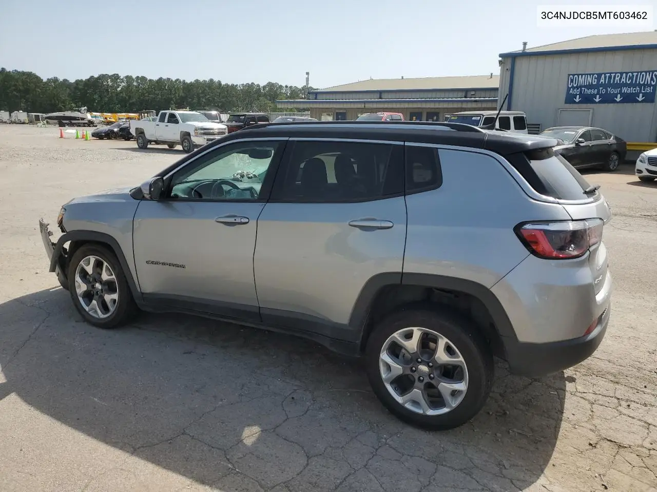 2021 Jeep Compass Limited VIN: 3C4NJDCB5MT603462 Lot: 56900445